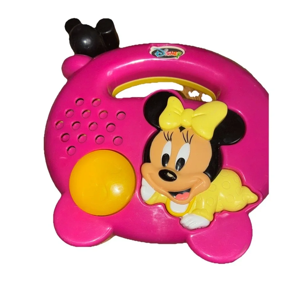 Disney Minnie Baby Activity‎ Radio Pink Sounds Of Nursery Rhymes Vintage Tested